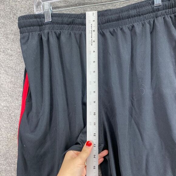 New Essential Elements Activewear Shorts Men L Large Black High Rise Pull On - Picture 8 of 11